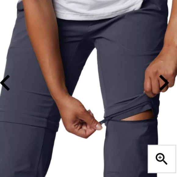 Columbia Sportswear Ladies sz 12 converible pants. Lightweight, water repellent. - Picture 8 of 16